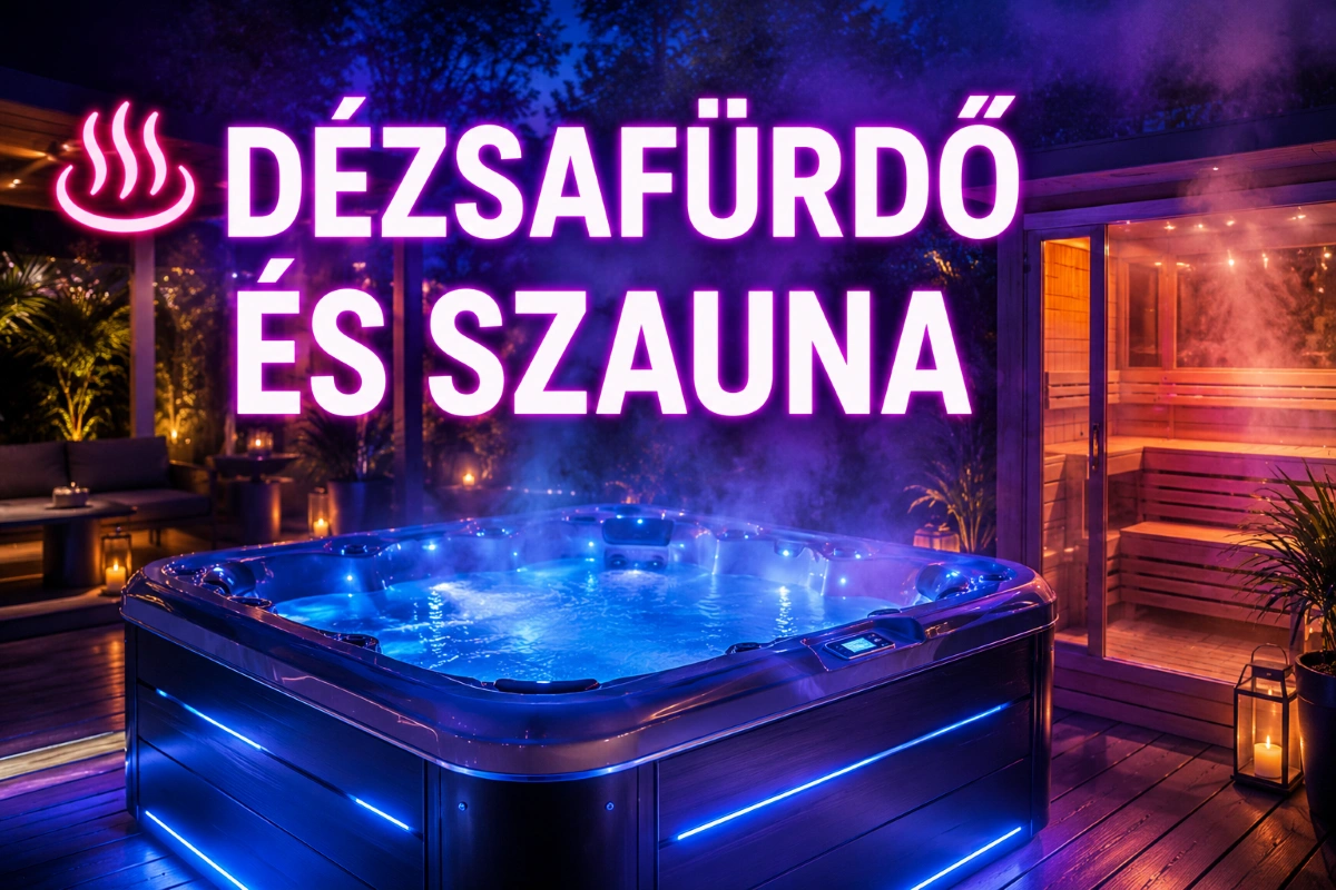 dézsafürdő és szauna