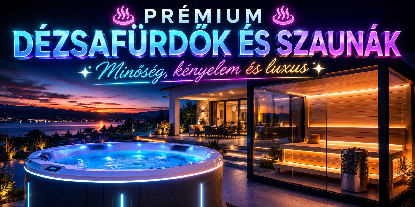 dézsafürdők és szaunák oszd most