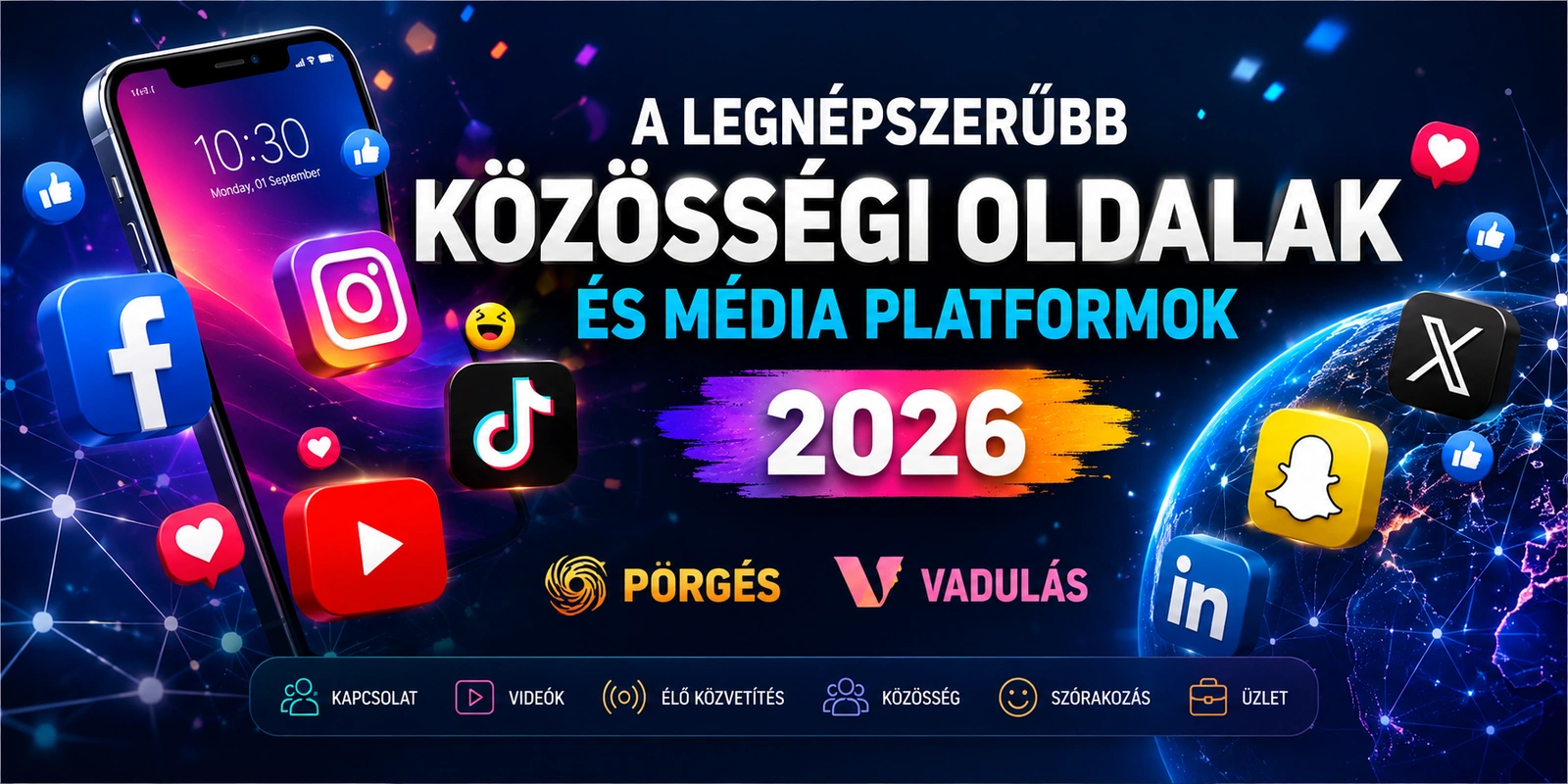 közösségi oldalak
