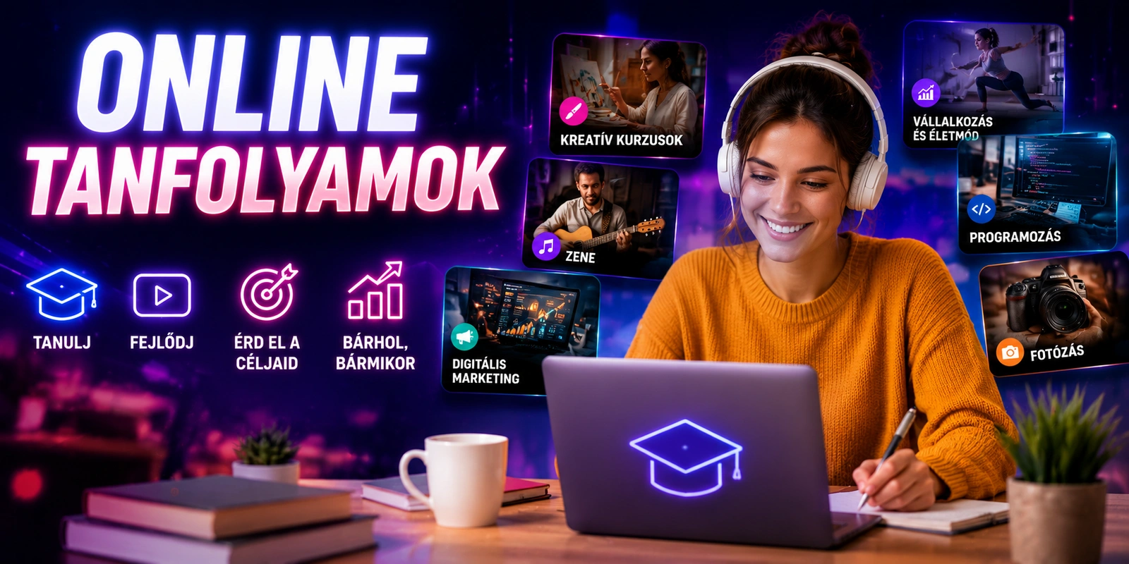 online tanfolyamok oszd most