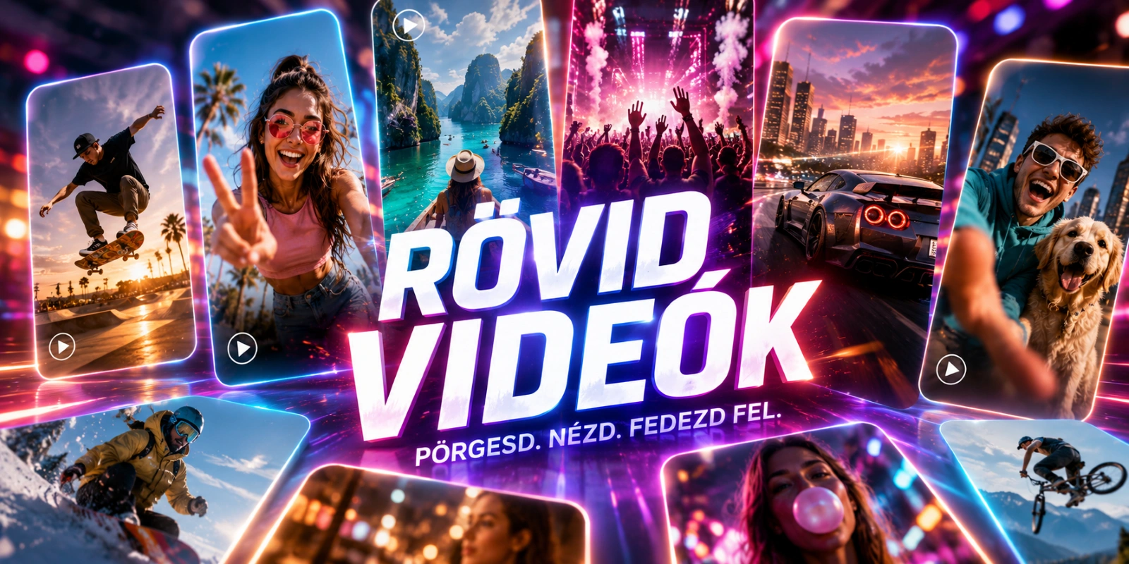 rövid videók oszd most